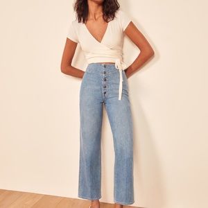 NWOT Reformation Bobbie Jeans Size 31